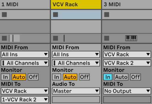 Ableton Live MIDI routing